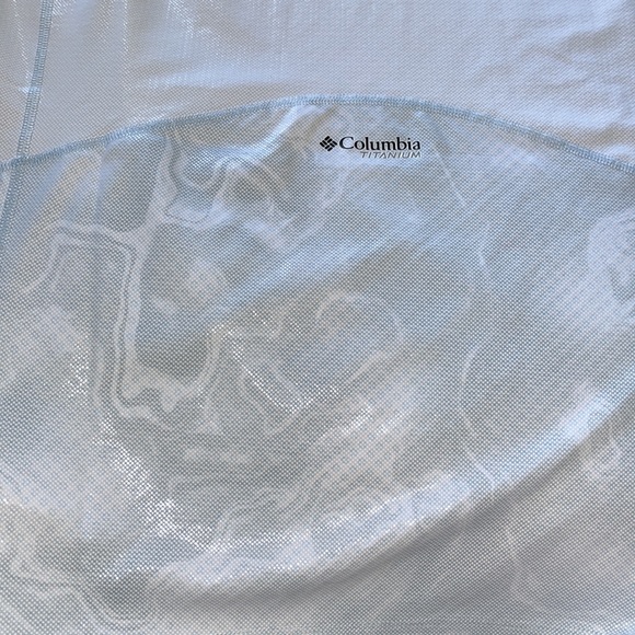 Columbia women’s Titanium Titan Pass Sun Deflector Short Sleeve Tee Shirt NWT - Picture 5 of 8